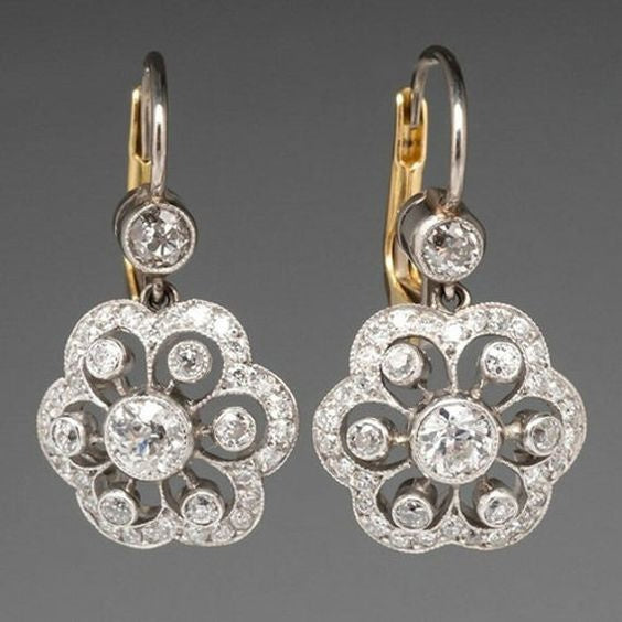 Crystal Mandala Earrings for an Elegant Touch