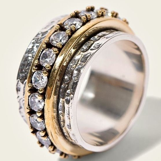 Vintage Gold and Silver Ring